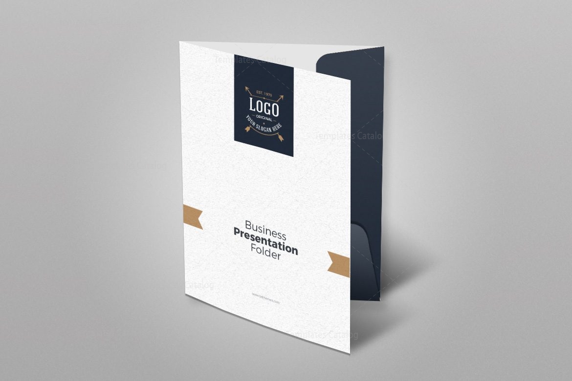 Luxury Presentation Folder Template - Graphic Delta