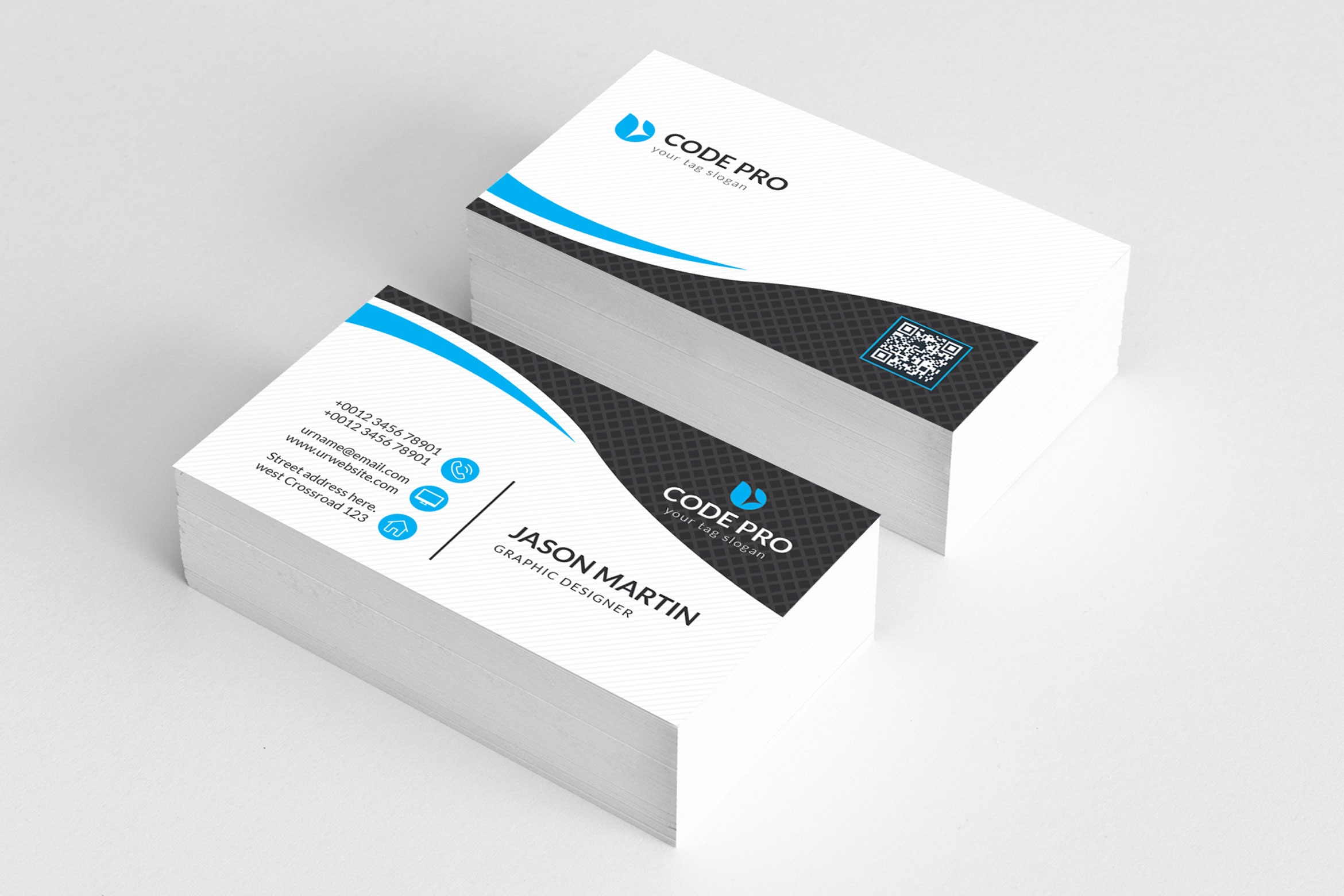 PSD Name Card Template - Graphic Delta  Graphic Templates Store For Psd Name Card Template